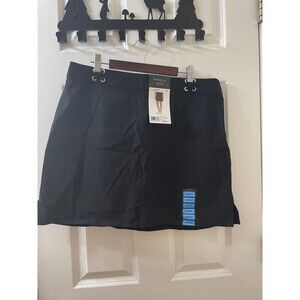 Rafaela Skort Women’s Size large Black Stretch Above Knee NWT